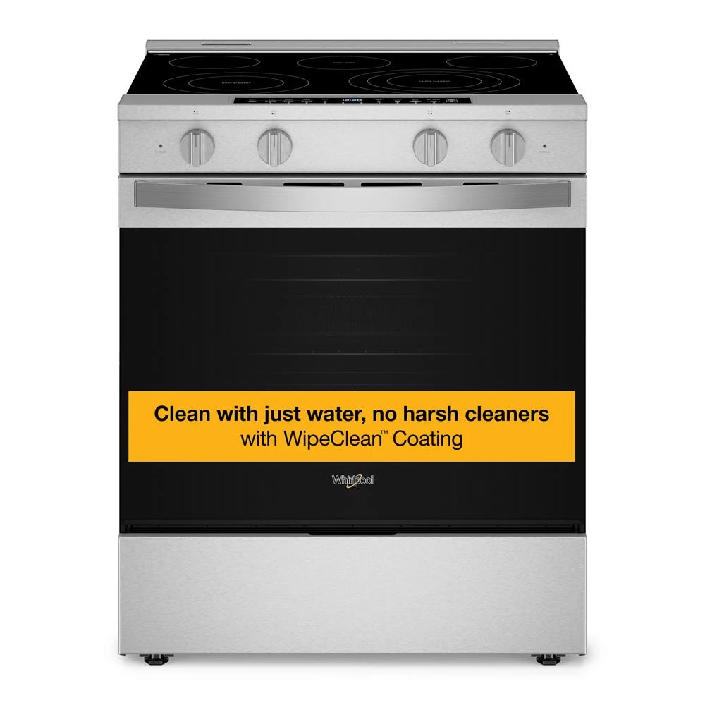 30-inch Smart Slide in Electric Range with Air Cooking Technology, No Preheat Air Fry, WipeClean™ Coating, Steam/Self Clean and High Speed Preheat view 20