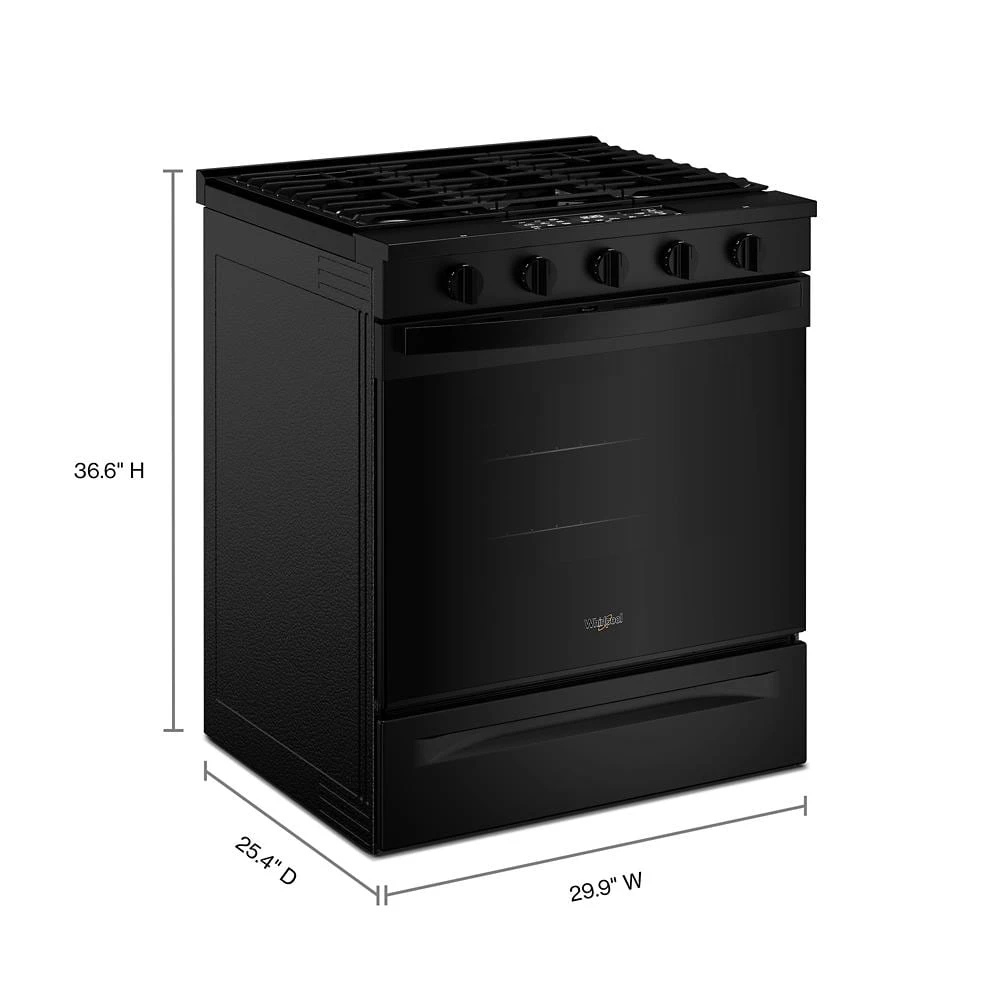 30" Gas Slide-In Range with Air Fry view 24
