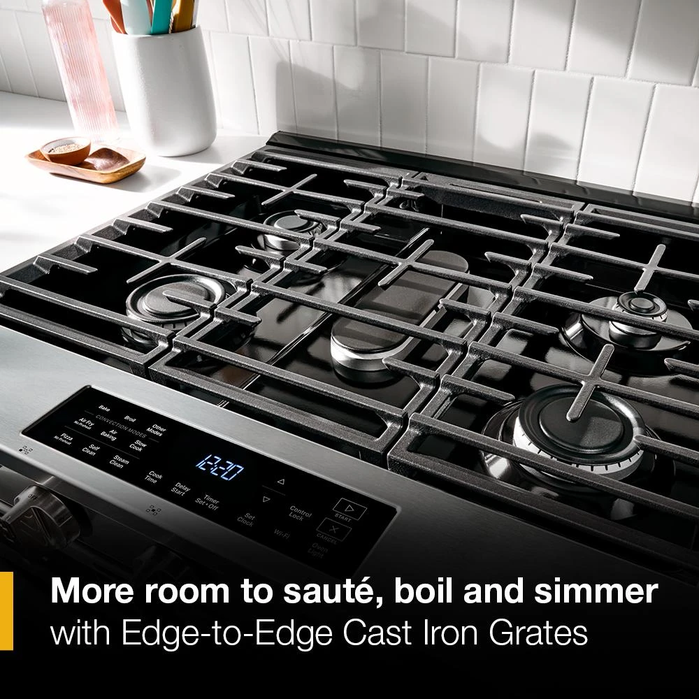 30" Gas Slide-In Range with Air Fry view 32