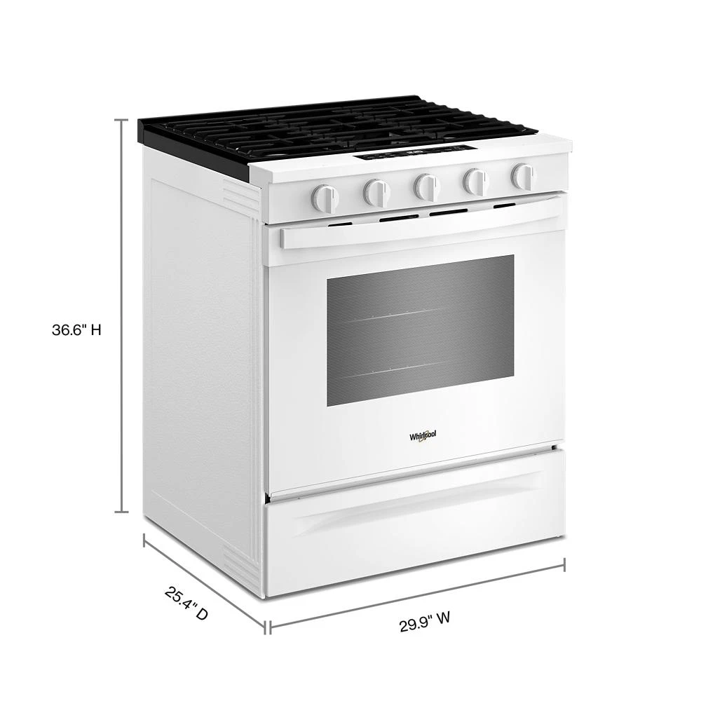 30" Gas Slide-In Range with Air Fry view 24