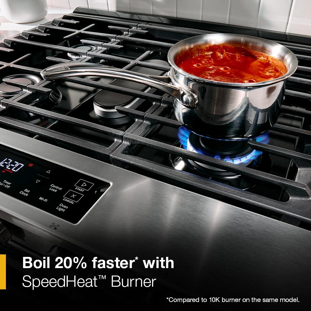 30" Gas Slide-In Range with Air Fry view 19