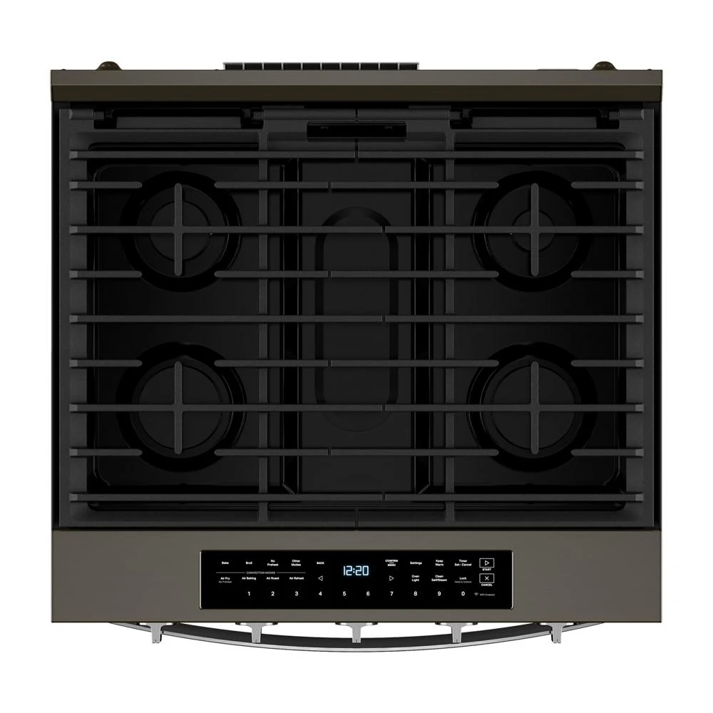 30-inch Smart Slide In Gas Range with Air Cooking Technology, No Preheat Air Fry, Steam/Self Clean and High Speed Preheat view 29