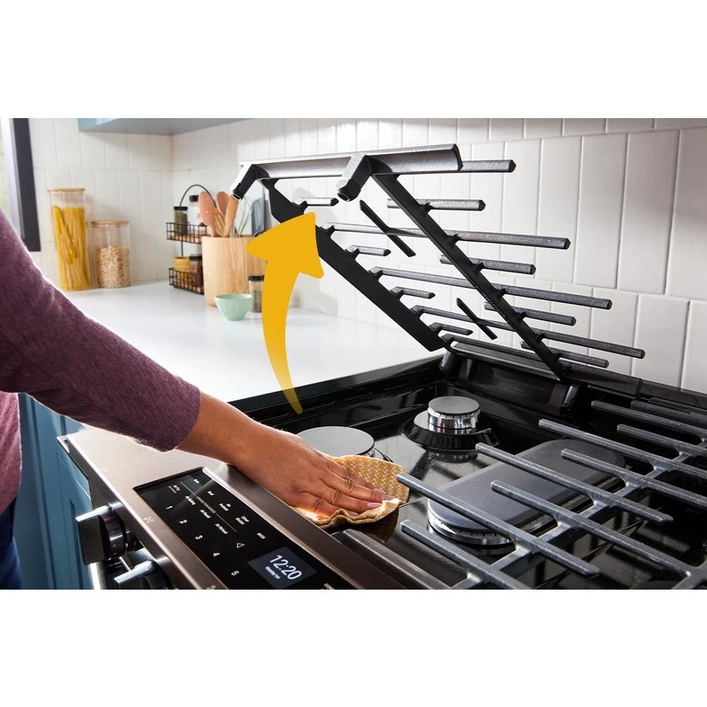 30-inch Smart Slide In Gas Range with Air Cooking Technology, No Preheat Air Fry, Steam/Self Clean and High Speed Preheat view 24