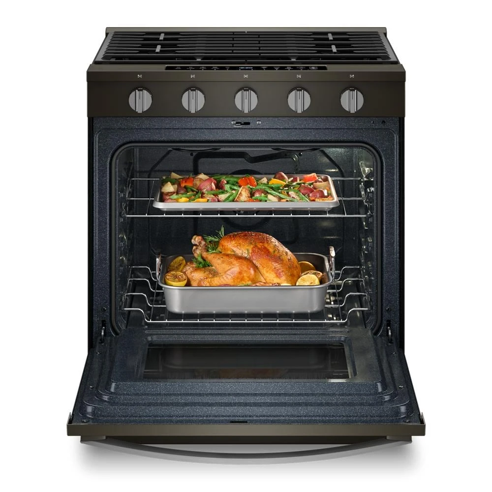30-inch Smart Slide In Gas Range with Air Cooking Technology, No Preheat Air Fry, Steam/Self Clean and High Speed Preheat view 20