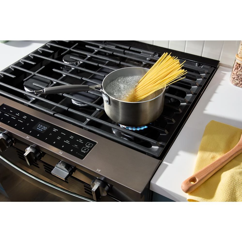 30-inch Smart Slide In Gas Range with Air Cooking Technology, No Preheat Air Fry, Steam/Self Clean and High Speed Preheat view 19
