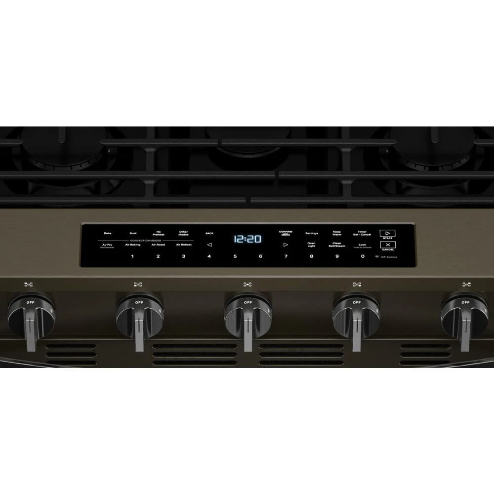 30-inch Smart Slide In Gas Range with Air Cooking Technology, No Preheat Air Fry, Steam/Self Clean and High Speed Preheat view 13