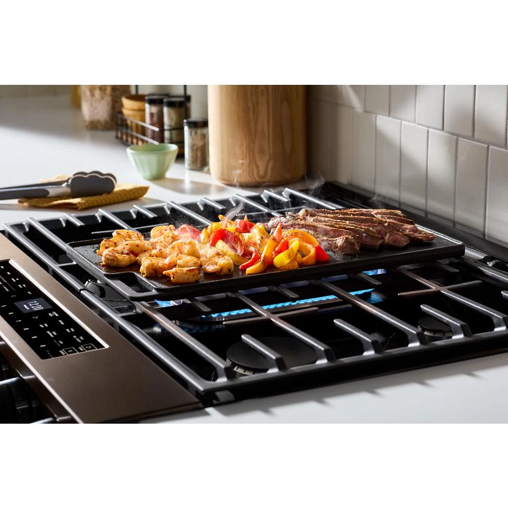 30-inch Smart Slide In Gas Range with Air Cooking Technology, No Preheat Air Fry, Steam/Self Clean and High Speed Preheat view 12