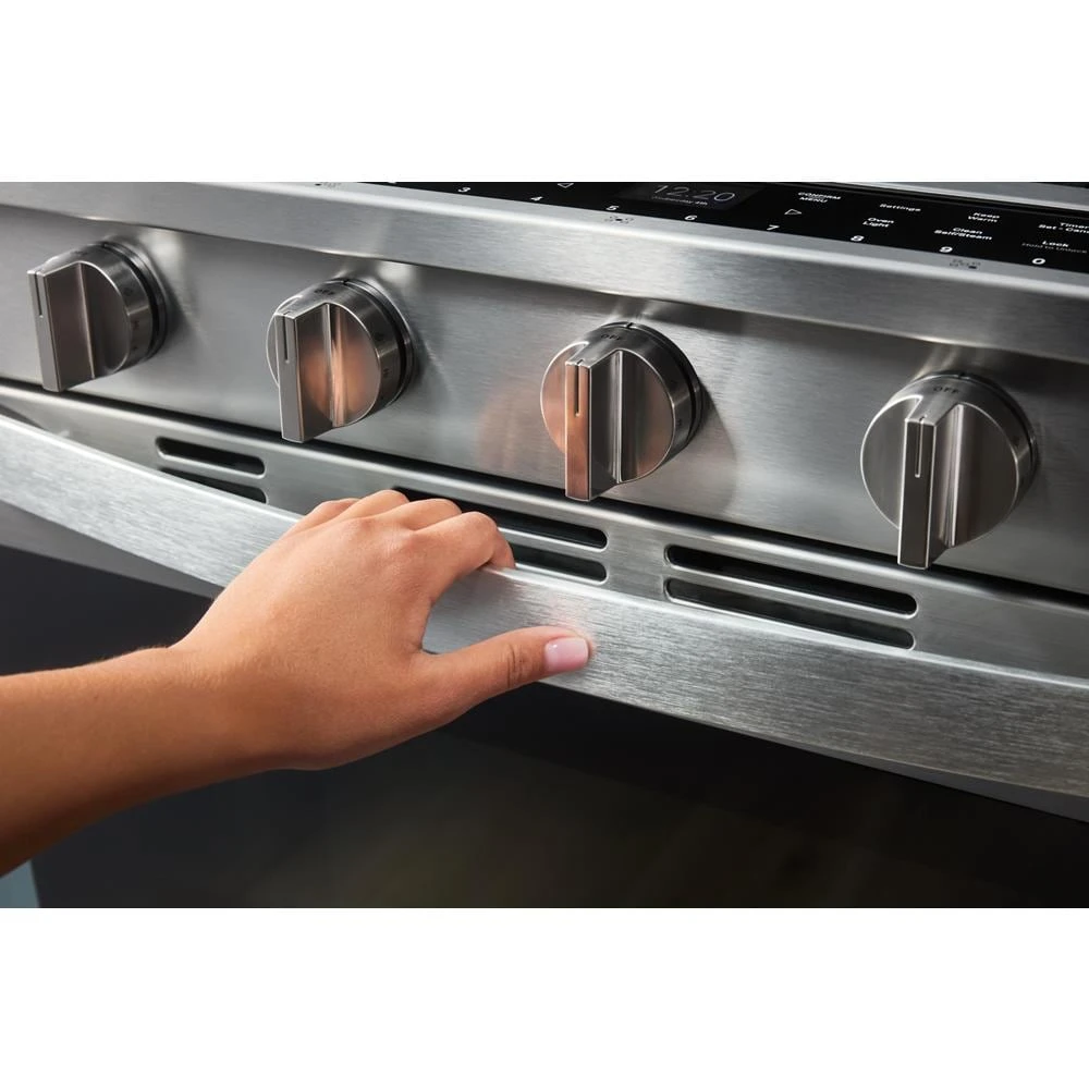 30-inch Smart Slide In Gas Range with Air Cooking Technology, No Preheat Air Fry, Steam/Self Clean and High Speed Preheat view 24