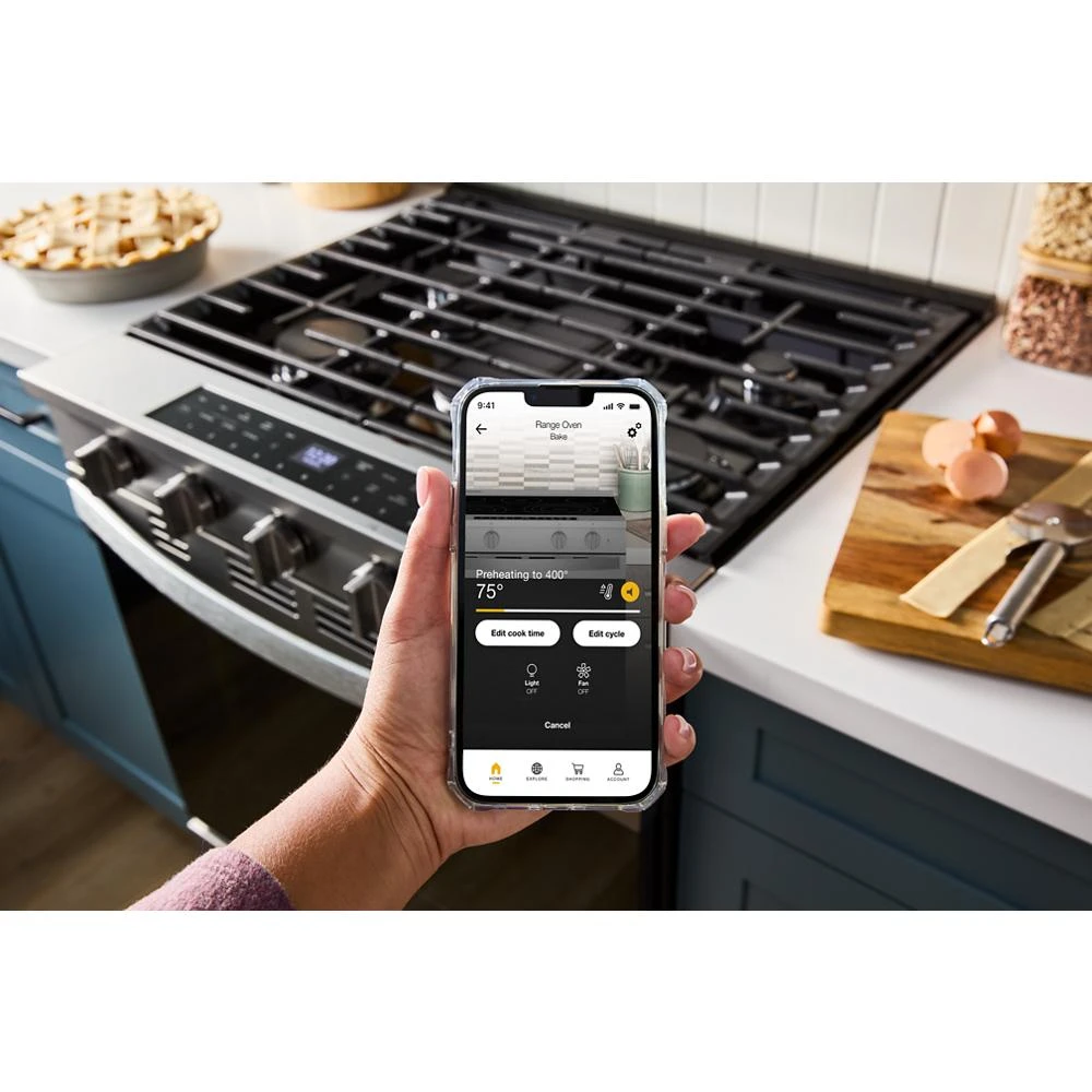 30-inch Smart Slide In Gas Range with Air Cooking Technology, No Preheat Air Fry, Steam/Self Clean and High Speed Preheat view 31