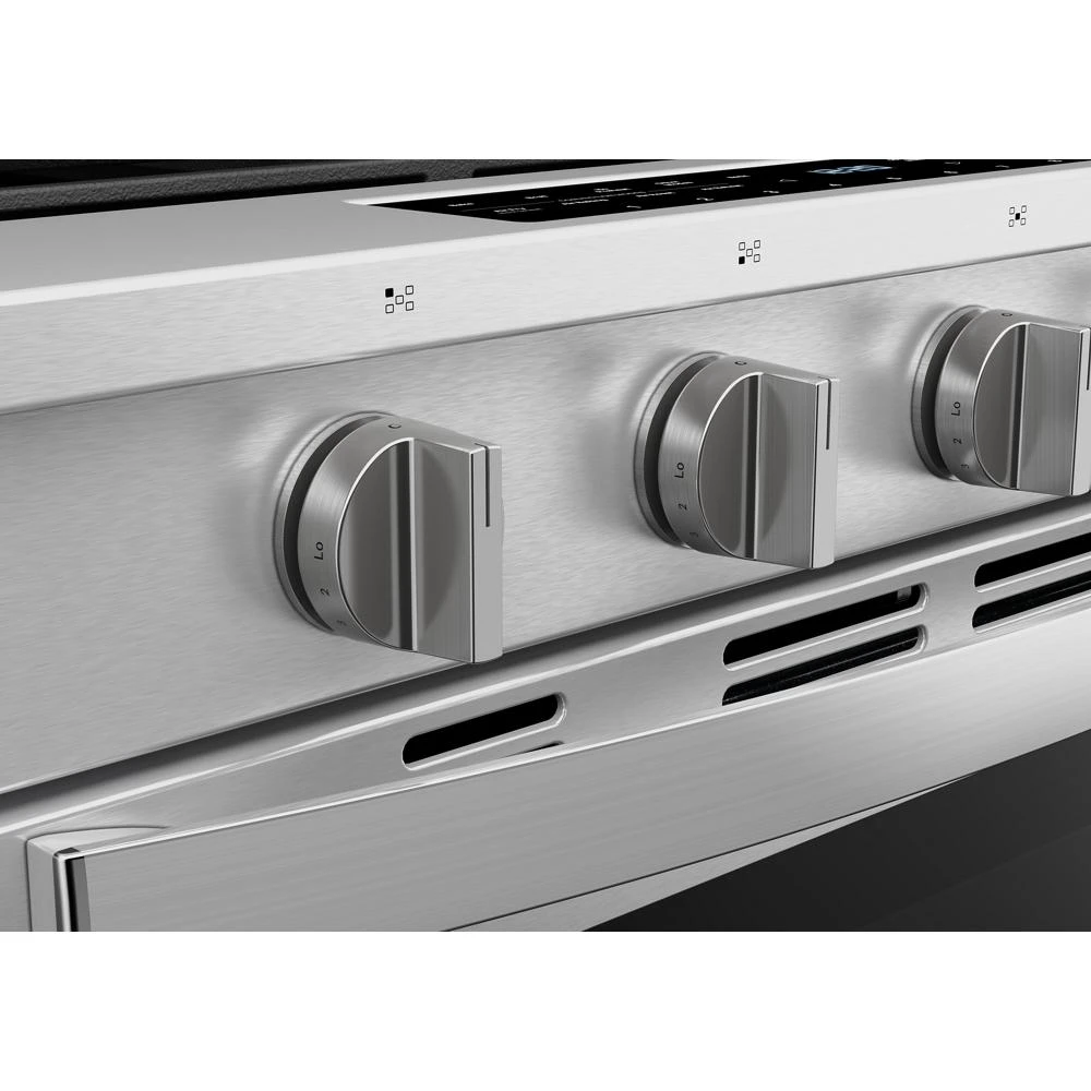 30-inch Smart Slide In Gas Range with Air Cooking Technology, No Preheat Air Fry, Steam/Self Clean and High Speed Preheat view 12