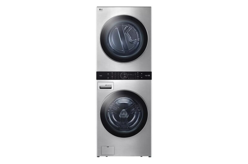 LG STUDIO Single Unit Front Load WashTower™ with Center Control™ 5.0 cu. ft. Washer and 7.4 cu. ft. Gas Dryer WSGX201HNA