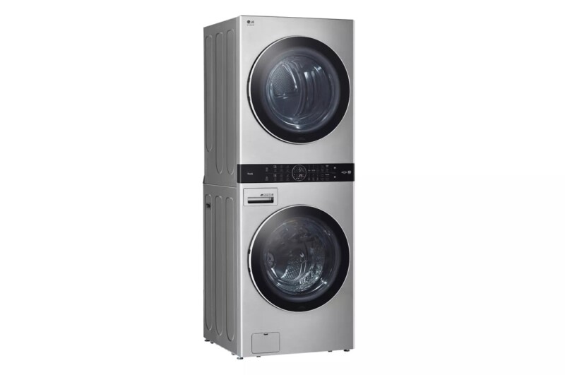 LG STUDIO Single Unit Front Load WashTower™ with Center Control™ 5.0 cu. ft. Washer and 7.4 cu. ft. Gas Dryer WSGX201HNA
