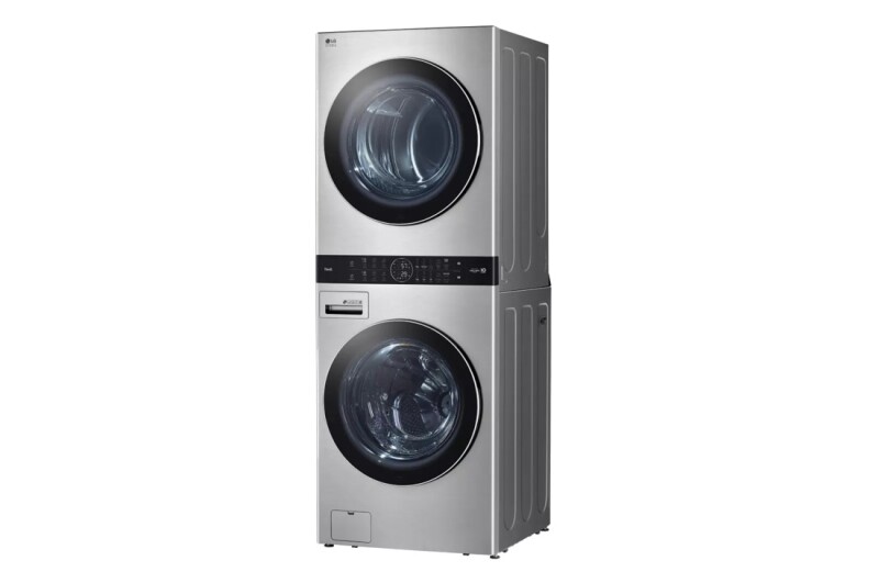 LG STUDIO Single Unit Front Load WashTower™ with Center Control™ 5.0 cu. ft. Washer and 7.4 cu. ft. Gas Dryer WSGX201HNA