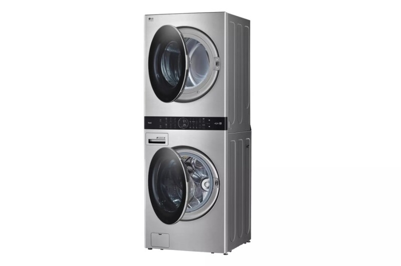 LG STUDIO Single Unit Front Load WashTower™ with Center Control™ 5.0 cu. ft. Washer and 7.4 cu. ft. Gas Dryer WSGX201HNA