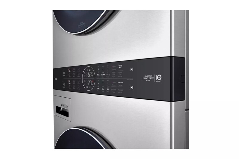 LG STUDIO Single Unit Front Load WashTower™ with Center Control™ 5.0 cu. ft. Washer and 7.4 cu. ft. Gas Dryer WSGX201HNA