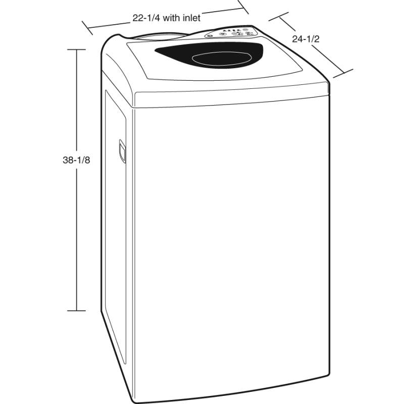 Spacemaker 2.1 Cu. Ft. Stationary Washer with Stainless Steel Basket WSKS3040EWW