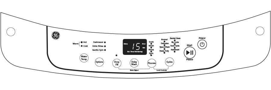 Space-Saving 2.6 DOE cu. ft. Capacity Portable Washer with Stainless Steel Basket WSLP1500HWW