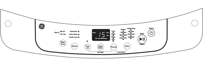 Space-Saving 2.6 DOE cu. ft. Capacity Stationary Washer with Stainless Steel Basket WSLS1500HWW