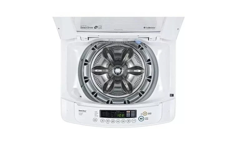 3.4 Cu. Ft. Extra Large Capacity Top Load Washer With Sleek And Modern Front Control Design WT1001CW, product image 5 of 5