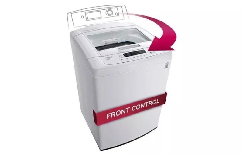 4.1 cu. ft. Large Capacity Top Load Washer with Sleek Easy Front Control Panel WT1101CW