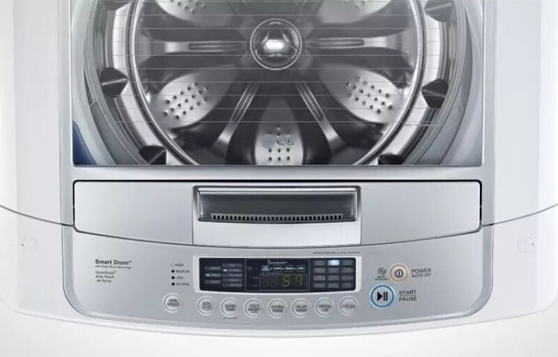 4.3 Cu. Ft. Ultra Large Capacity Top Load Washer With Front Control Design And Waveforce™ Technology WT1201CW, product image 5 of 7