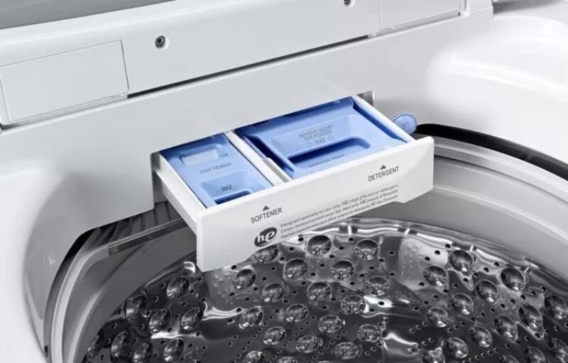 4.3 Cu. Ft. Ultra Large Capacity Top Load Washer With Front Control Design And Waveforce™ Technology WT1201CW, product image 6 of 7