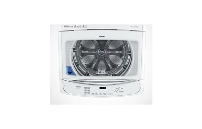 4.9 cu.ft. Mega Capacity Front Control TurboWash™ Washer WT1701CW, product image 2 of 4