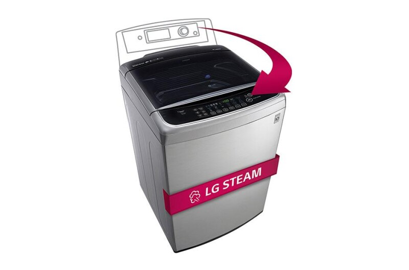 4.9 cu. ft. Mega Capacity Front Control TurboWash® Washer w/ Steam WT1801HVA, product image 4 of 6