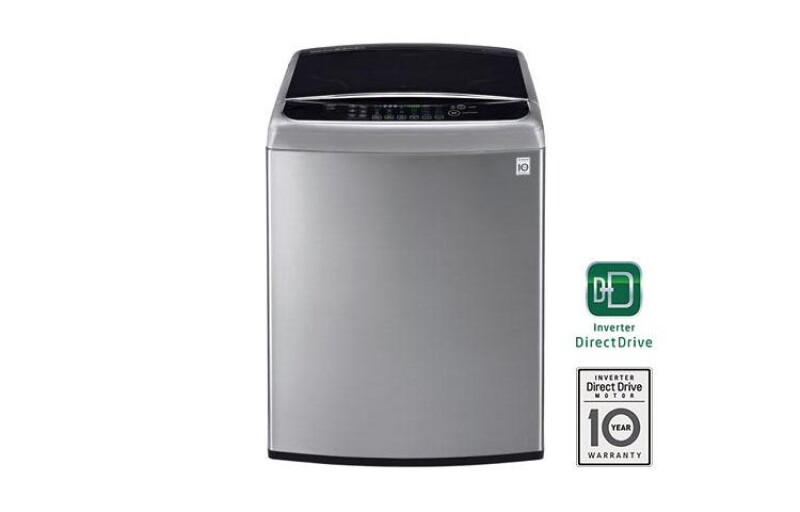 LG 4.9 cu. ft. Mega Capacity Front Control TurboWash® Washer w/ Steam Graphite Steel WT1801HVA Picture 1