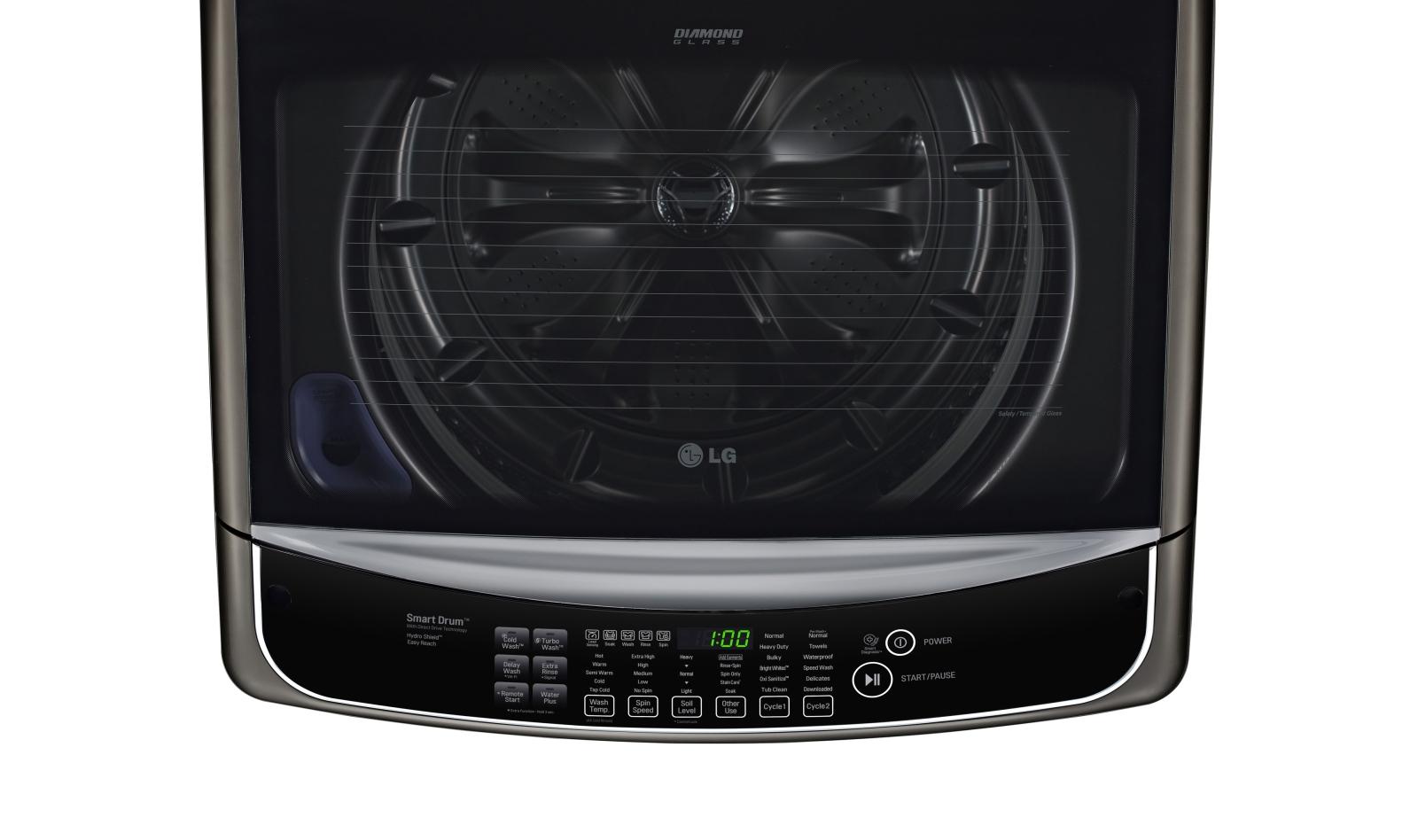 5.0 cu. ft. Large Smart wi-fi Enabled Front Control Top Load Washer with TurboWash WT1901CK, product image 6 of 7