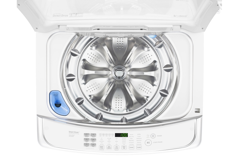 5.0 cu. ft. Large Smart wi-fi Enabled Front Control Top Load Washer with TurboWash® WT1901CW