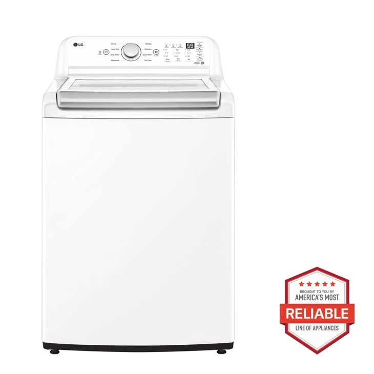 4.8 cu. ft. Mega Capacity Top Load Washer with 4-Way™ Agitator & TurboDrum™ Technology WT7155CW
