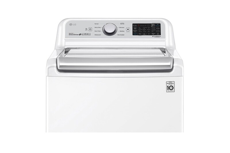 4.8 cu. ft. Mega Capacity Smart wi-fi Enabled Top Load Washer with Agitator and TurboWash3D™ Technology WT7305CW