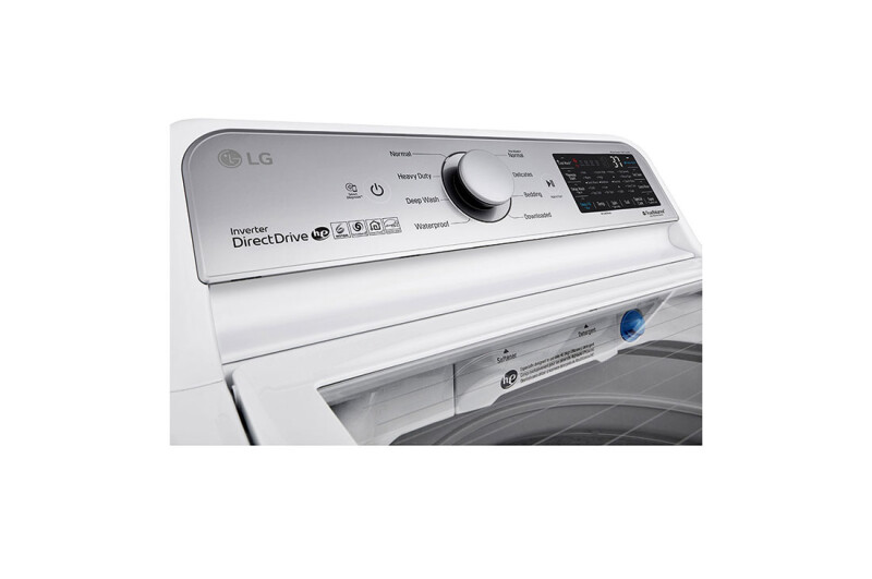 4.8 cu. ft. Mega Capacity Smart wi-fi Enabled Top Load Washer with Agitator and TurboWash3D™ Technology WT7305CW