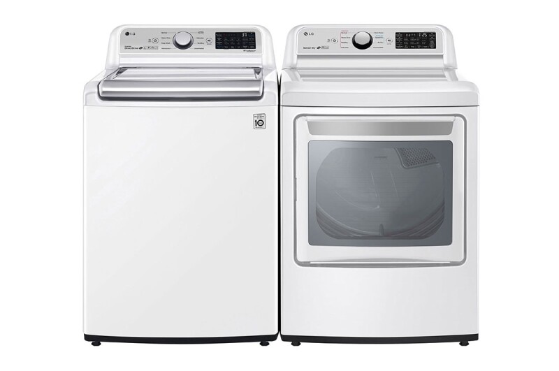 4.8 cu. ft. Mega Capacity Smart wi-fi Enabled Top Load Washer with Agitator and TurboWash3D™ Technology WT7305CW