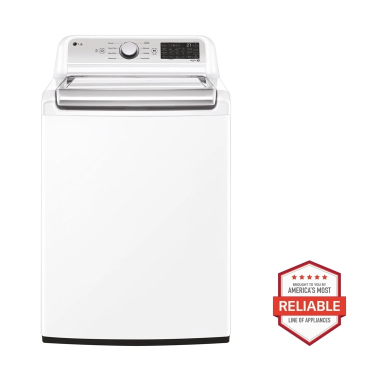 5.3 Cu. Ft. Mega Capacity Smart Wi-fi Enabled Top Load Washer With 4-way™ Agitator & Turbowash3d™ Technology WT7405CW