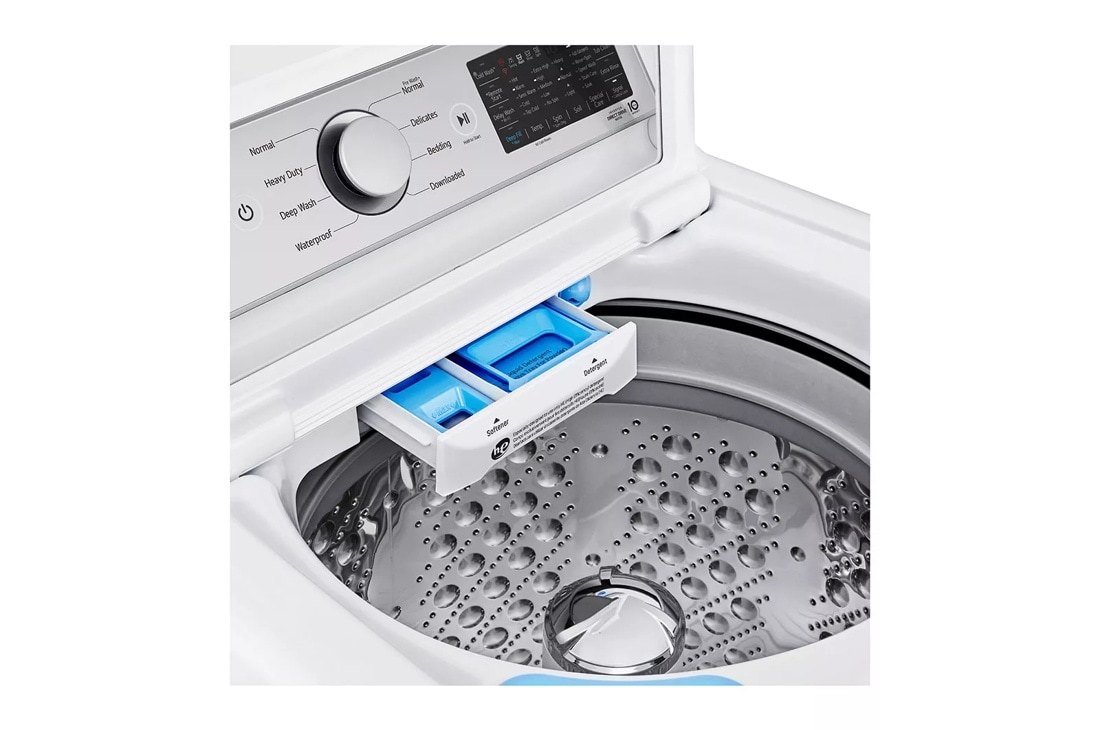 5.3 Cu. Ft. Mega Capacity Smart Wi-fi Enabled Top Load Washer With 4-way™ Agitator & Turbowash3d™ Technology WT7405CW