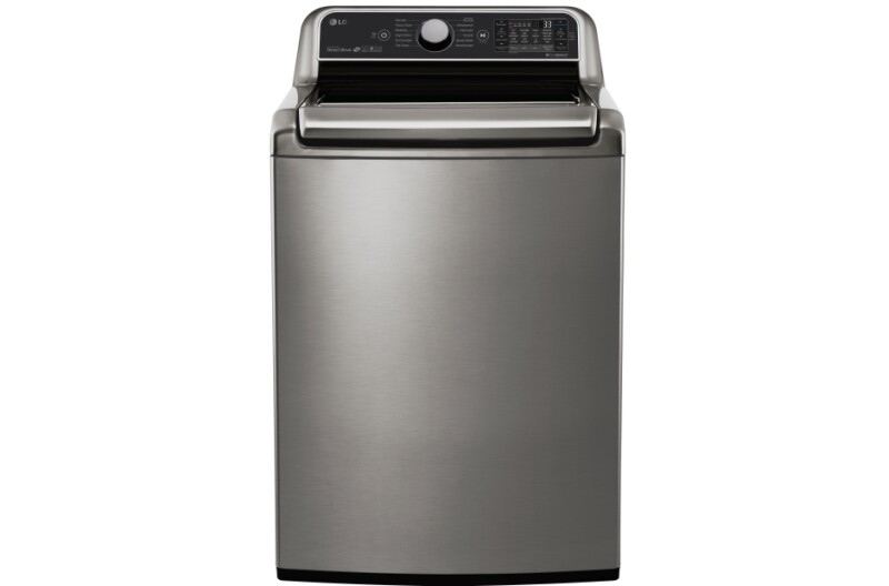 LG 5.2 cu. ft. Mega Capacity Top Load Washer with Turbowash™ Technology Graphite Steel WT7500CV Picture 1
