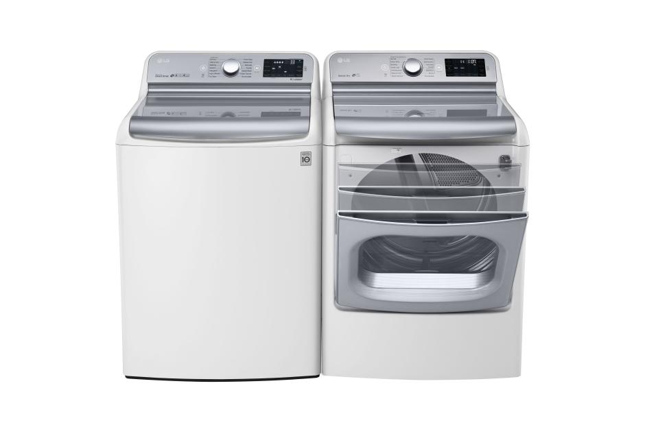 5.7 cu.ft. Mega Capacity Top Load Washer With TurboWash® Technology WT7700HWA, product image 3 of 6