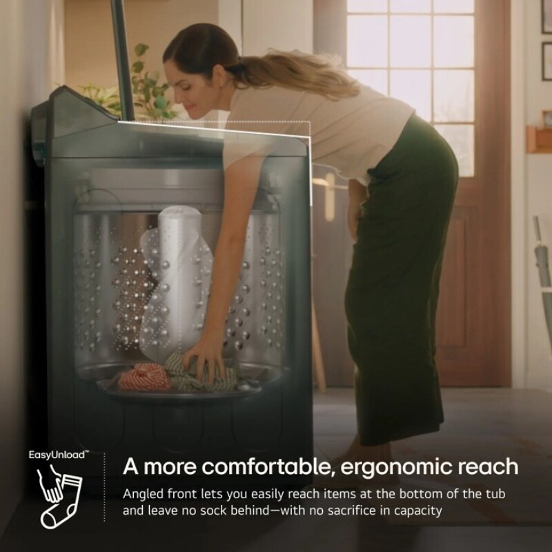 4.8 cu. ft. Mega Capacity Smart Top Load Washer with 4-Way® Agitator, EasyUnload™ & AI Sensing view 21
