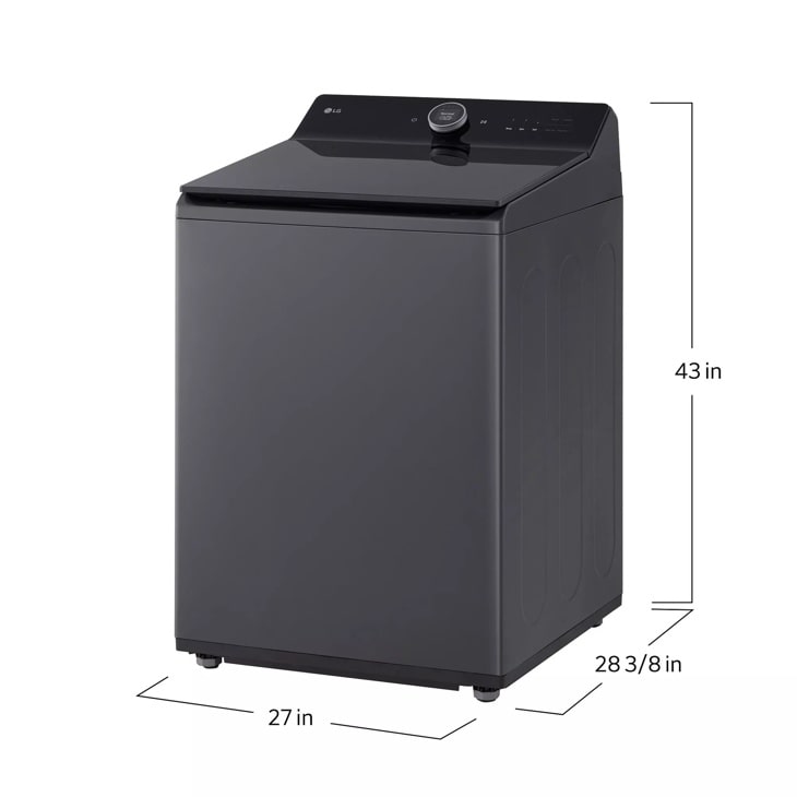 5.5 cu.ft. Mega Capacity Smart Top Load Washer with EasyUnload™, AI Sensing, ezDispense®, Water Faucet & LCD Digital Dial Control view 25