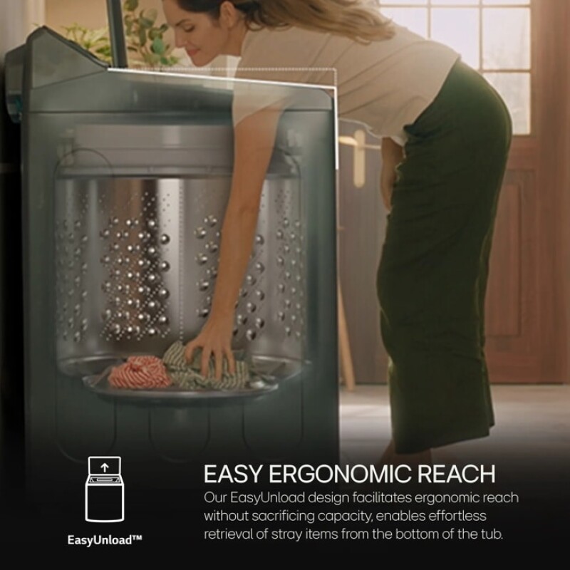 5.5 cu.ft. Mega Capacity Smart Top Load Washer with EasyUnload™, AI Sensing, ezDispense®, Water Faucet & LCD Digital Dial Control. view 29