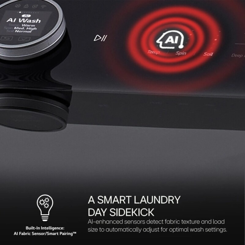 5.5 cu.ft. Mega Capacity Smart Top Load Washer with EasyUnload™, AI Sensing, ezDispense®, Water Faucet & LCD Digital Dial Control. view 28