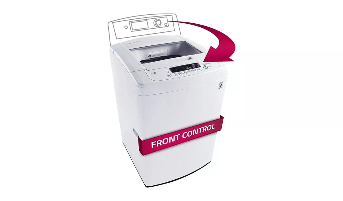 3.3 Cu. Ft. Extra Large Capacity Top Load Washer With Sleek And Modern Front Control Design WT901CW
