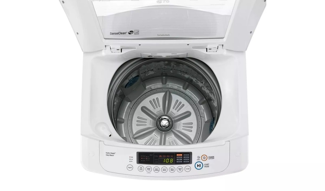 3.3 Cu. Ft. Extra Large Capacity Top Load Washer With Sleek And Modern Front Control Design WT901CW, product image 5 of 8