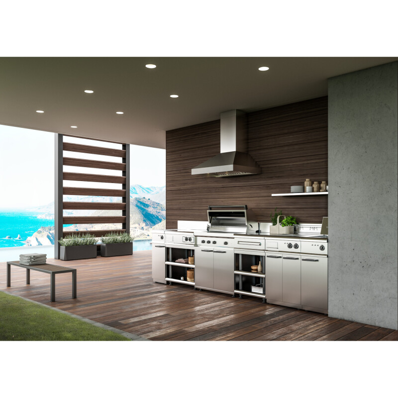 42-inch Outdoor Chimney Range Hood blower sold separately WTD39M Series WTD9M42SB