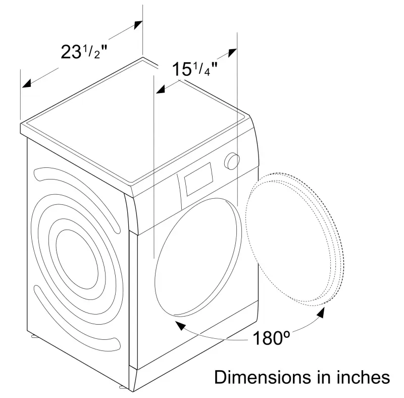 300 Series condenser tumble dryer24'' WTG86400UC
