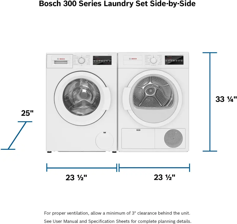 300 Series Compact Condensation Dryer WTG86403UC
