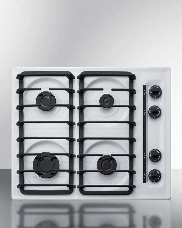 24" Wide 4-Burner Gas Cooktop view 5