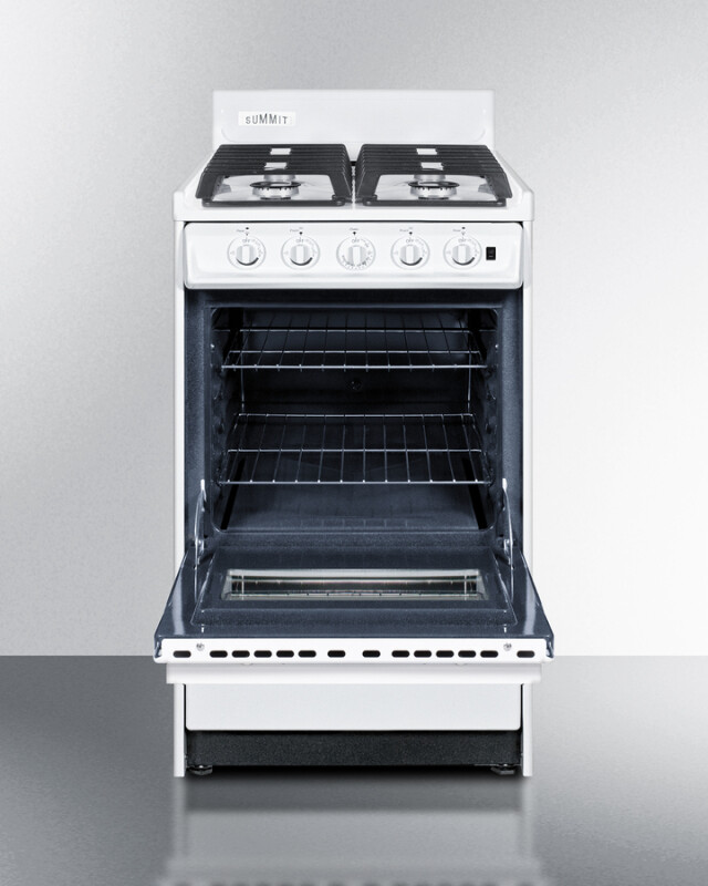20" Wide Gas Range, Sealed Burners WTM1107ISW